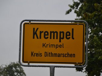Ortsschild Krempel